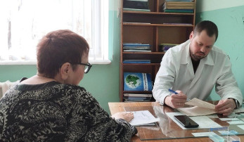 Врачи «Онкодозора» в Шахтерске Врачи «Онкодозора» в Шахтерске.